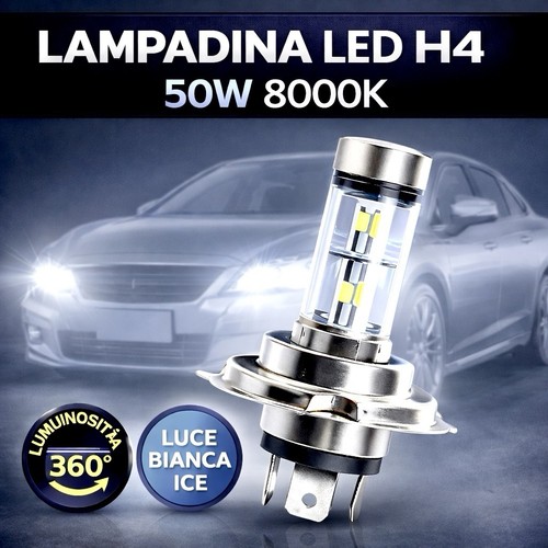 Lampadina led 50w 12v fari - 50w,
