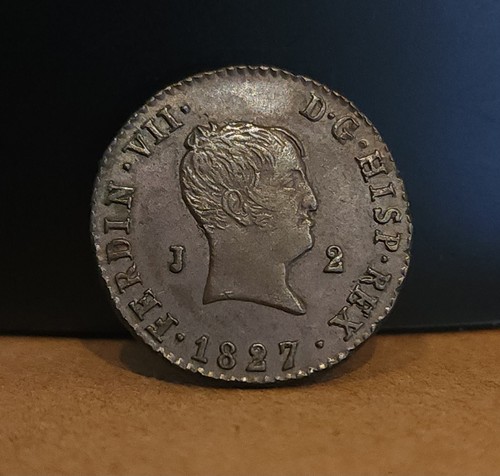 1827 spagna maravedi - j,