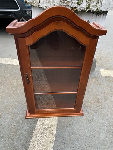 Vintage wooden curio - curio, display