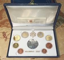 VATICANO 2007 - Serie Divisionale + Medaglia Argento San Marco - Box Rovinato