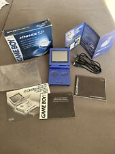 NINTENDO GAME BOY ADVANCE SP  BLUE - BOXATO - 100%ORIGINALE - VERSIONE USA -RARO