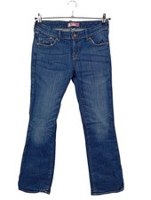 LOYAL Jeans a vita alta Donna Jeans Taglia IT 42 blu stile casual