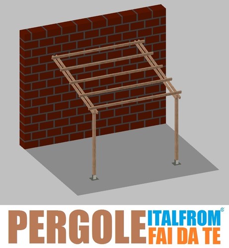 Pergola legno impregnato - in,