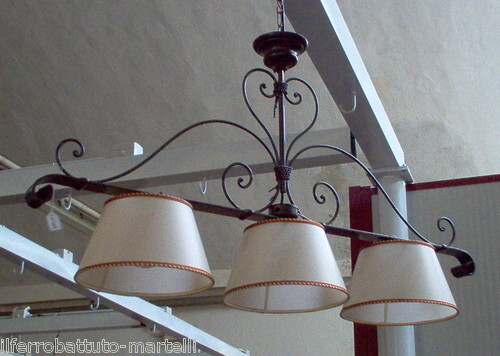Lampadario bilancia ferro - lampadario,