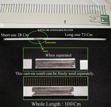 Set pettine fuso per macchina