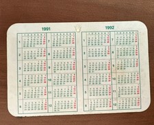 ROLEX CALENDAR 1990 1991