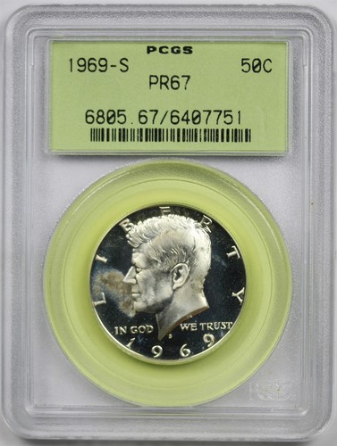 1969 50c pcgs - 50c, pcgs/ogh