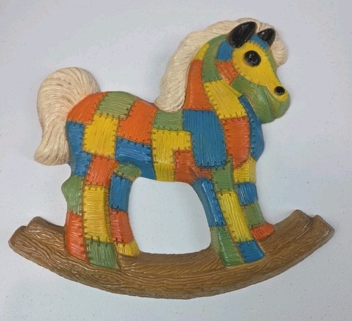 Cavallo dondolo trapuntato - a,
