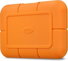 LaCie Rugged SSD 500GB Esterno SSD USB-C, IP67, 1050MB/s, Adobe CC Ricondizionato