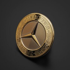 Emblema Mercedes Stella Oro