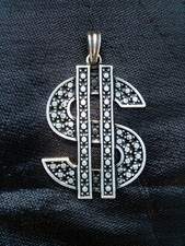 Hip Hop Rap Dollaro $ Ciondolo