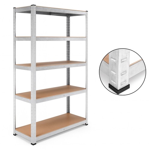 Scaffale metallo zincato - zincato, 5