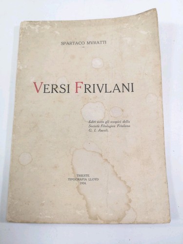 Versi friulani spartaco - -,
