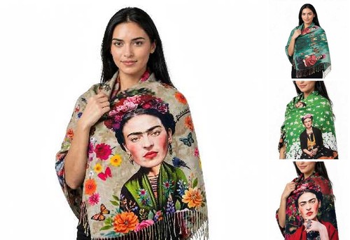 Sciarpa frida kahlo foulard - sciarpa,