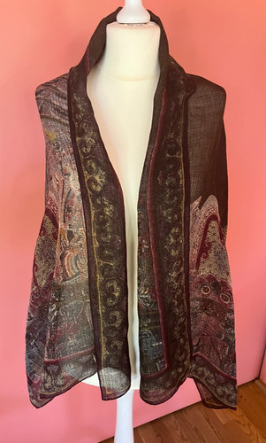 Sciarpa etro design - design, seta/lana