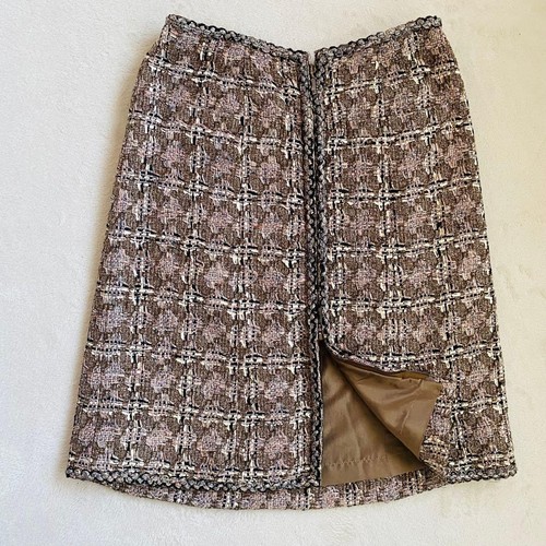 Gonna chanel marrone tweed - gonna,