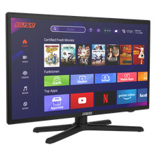 SELFSAT SMART TV LED 1224 (60cm/24") incl. sintonizzatore HD DVB-S2/C/T2 con Wi-Fi e BT