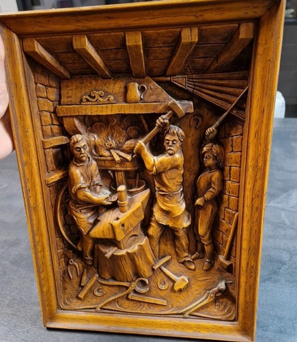 Scultura vintage legno
