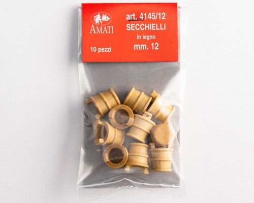 Secchielli legno 10 - legno, 12