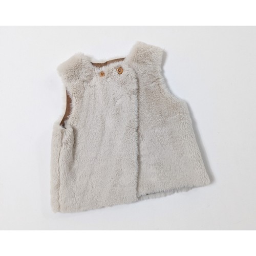 Gilet pelliccia sintetica - , zara