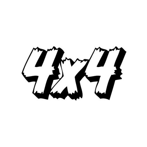 Adesivo 4x4 auto moto decal - 4x4,