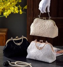 Borsa Pochette In Pizzo Con