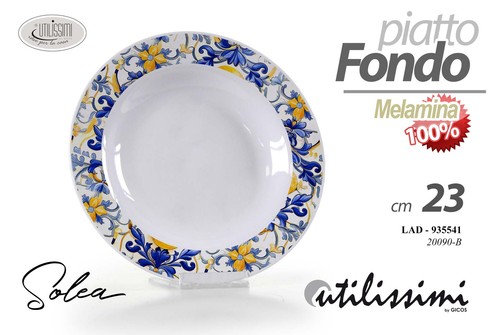 Piatto fondo melamina - , servizio