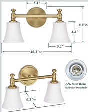 Lampade da bagno in ottone