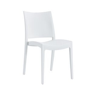 Sedia flat bianco - sedia,
