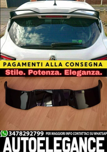 0414 spoiler tetto - spoiler, nero