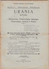 Urania, rivista, 1926, anno XV