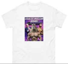 T-shirt uomo legalizza bombe