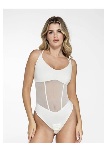 Popilush body donna bianco - body,