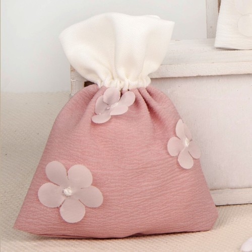 Sacchetto portaconfetti rosa - sacchetto,