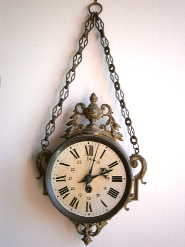 Cartel orologio bronzo dorata - bronzo,
