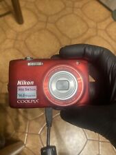 Nikon Coolpix S3100 rossa - Fotocamera digitale compatta - 14MP WIDE 5X CC Rotta