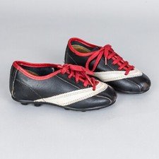 Scarpe calcio TEPA SPORT vintage anni 70 made in italy - in pelle - per bambini