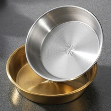 Piatto salsa acciaio inox 304