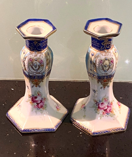 Antique hand painted floral - antique,