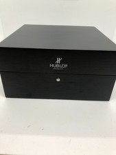 HUBLOT wooden opaque watch box scatola orologio boite montre caja reloj uhrenbox