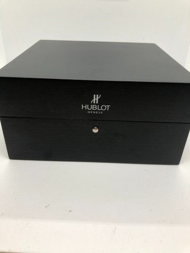 Hublot wooden opaque watch box - hublot,