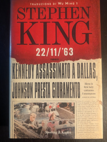 Stephen king 63 pandora - 22/11/'63,