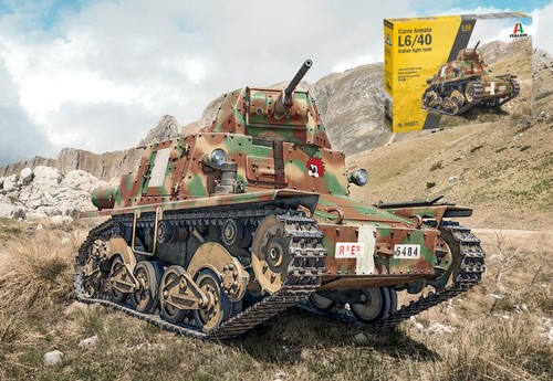 Italeri carro armato 40 - italeri, l6/40