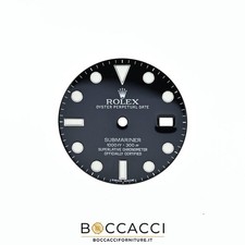 ROLEX (Nuovo) Quadrante Nero per Submariner Date ref. 116610 Chromalight Cali...