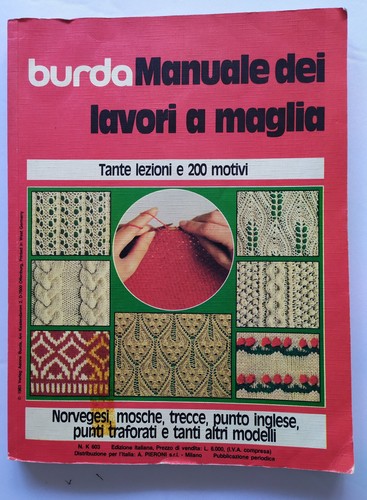 Burda manuale dei - burda, a