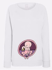 FELPA DONNA PREMAMAN BIMBO/A