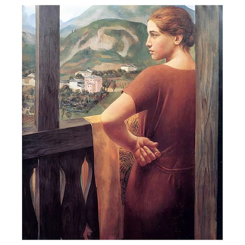 Stampa tela donna alla - stampa,