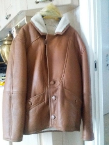 Montone uomo shearling marrone - montone,