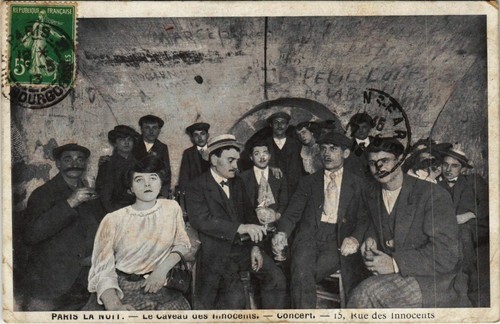 Cpa paris le caveau - 1e,