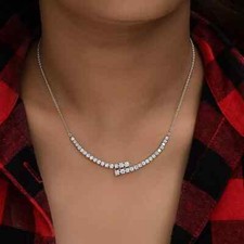 Collana con diamanti CVD